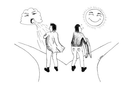 Persuasion Fable - Aesop Lake Signed